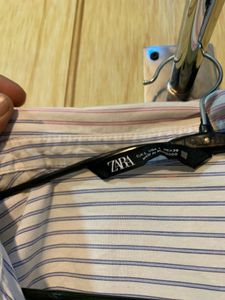 Zara Striped Button-Down Shirt