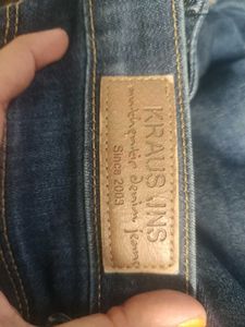Kraus Jeans Women Blue Mid-Rise Slim Capri