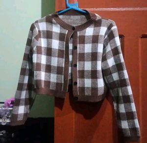 Two Piece Cropped Cardigan