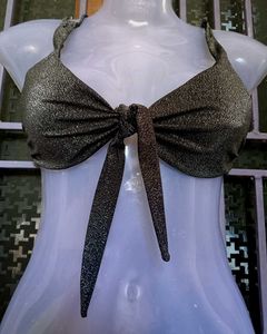 ZARA😍Shimmery Bikni Top