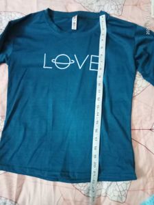 Teal LOVE Graphic Tee