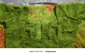 Parrot Green Saree