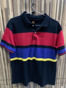 Striped Polo T-Shirt