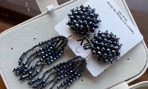 Long Crystal Fashion Earrings