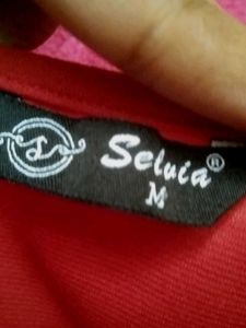 Red Cutout Western Dress