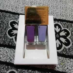 Myglamm Two Of Your Kind Nail Enamel Wine Testing