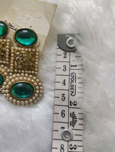 Emerald Pearl Earrings