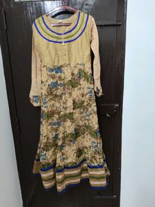Elegant Floral Print Kurta