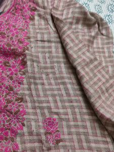 Embroidered woolen suit set