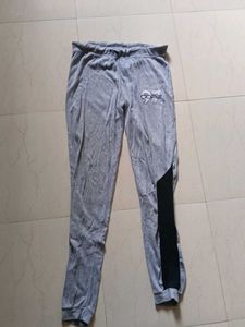 Grey Joggers with Black Detail
