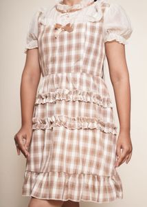 Plaid Ruffle Dress