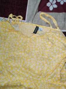 Yellow Floral Sundress