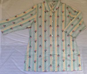 Striped Floral Kurta
