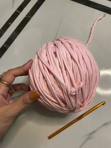 Half Kg Tshirt Yarn 🧶 With 6.0 Mm Needle
