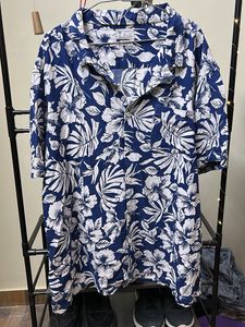 Blue Tropical Shirt For Men