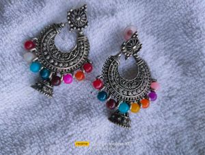 Peacock Jhumka Earrings