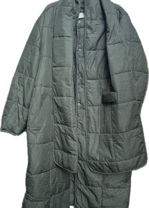 H&amp;M Quilted Jacket With Scarf