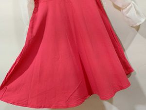 🌸Pink Down Shoulder Full Sleeve Shorts Dress ✨