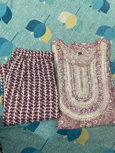 Floral Print Kurta Set