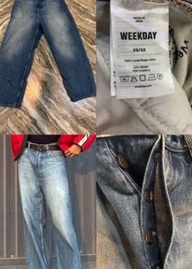 Weekday Astro Loose Baggy Jeans 28/32