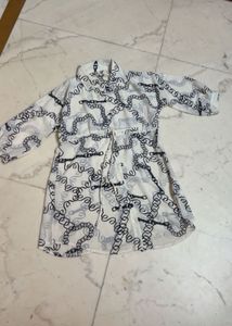 Chic Chain Print Dress