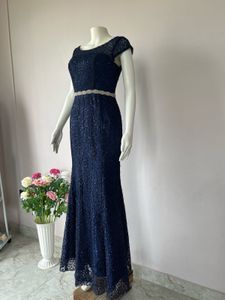 Blue Sparkling Gown