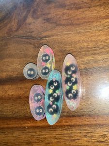 Mini Soot Sprite Keychain Set