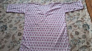 White Printed Kurti