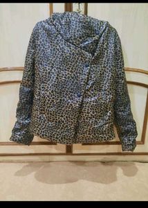 Leopard Print Puffer Jacket