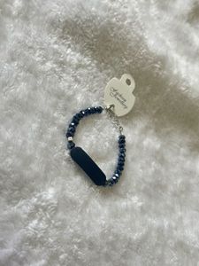 Navy Blue Beads Bracelet