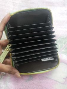 Floral Print Card Holder