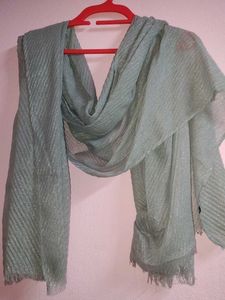 Grey Shimmer Elegant Scarf