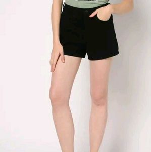 Yousta Mid-Rise Denim Shorts