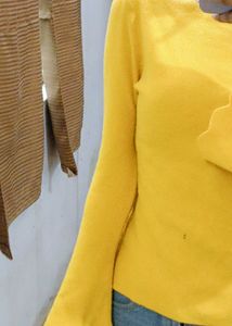 Yellow Knitted Top