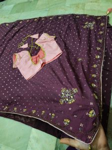 Beutiful Saree With Blouse  🤩