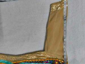 Embroidered Golden Kurti