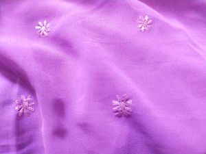 Viscose Georgette Embroidery Saree