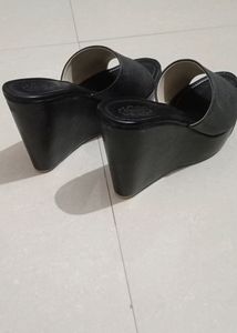 Black High Wedges