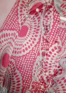 Women Pink &amp; Grey Top