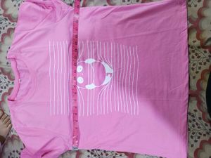 Cute Pink Graphic Tee