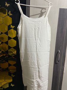 White Slip Dress