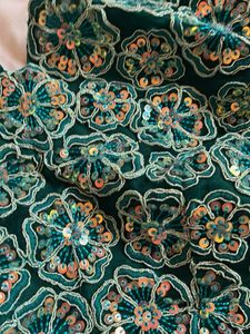 Teal Embellished Lehenga Choli(House Of pancchi)