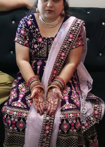 Women&#39;s Embroidered Lehenga With Blouse And Dupatt