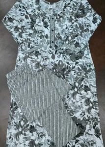 Floral Print Kurta Set