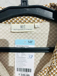 Patterned Button-Down Shirt