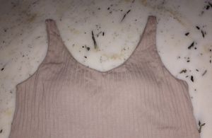 Thin Stripped Top With Cups Inside,No Need To Wear Bra.