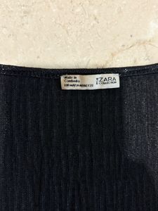 Elegant Party Black Wrap Top