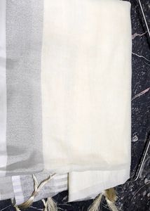 Off White Saree