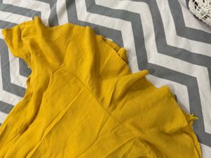 A Perfect Solid Blue T Shirt W Free Kurti