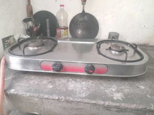 Steel Gas Stove With Regulator And Pipe